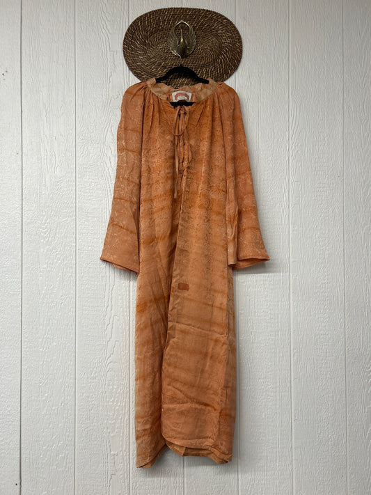 Crepe Sari Woodstock Duster Dress 0226 123