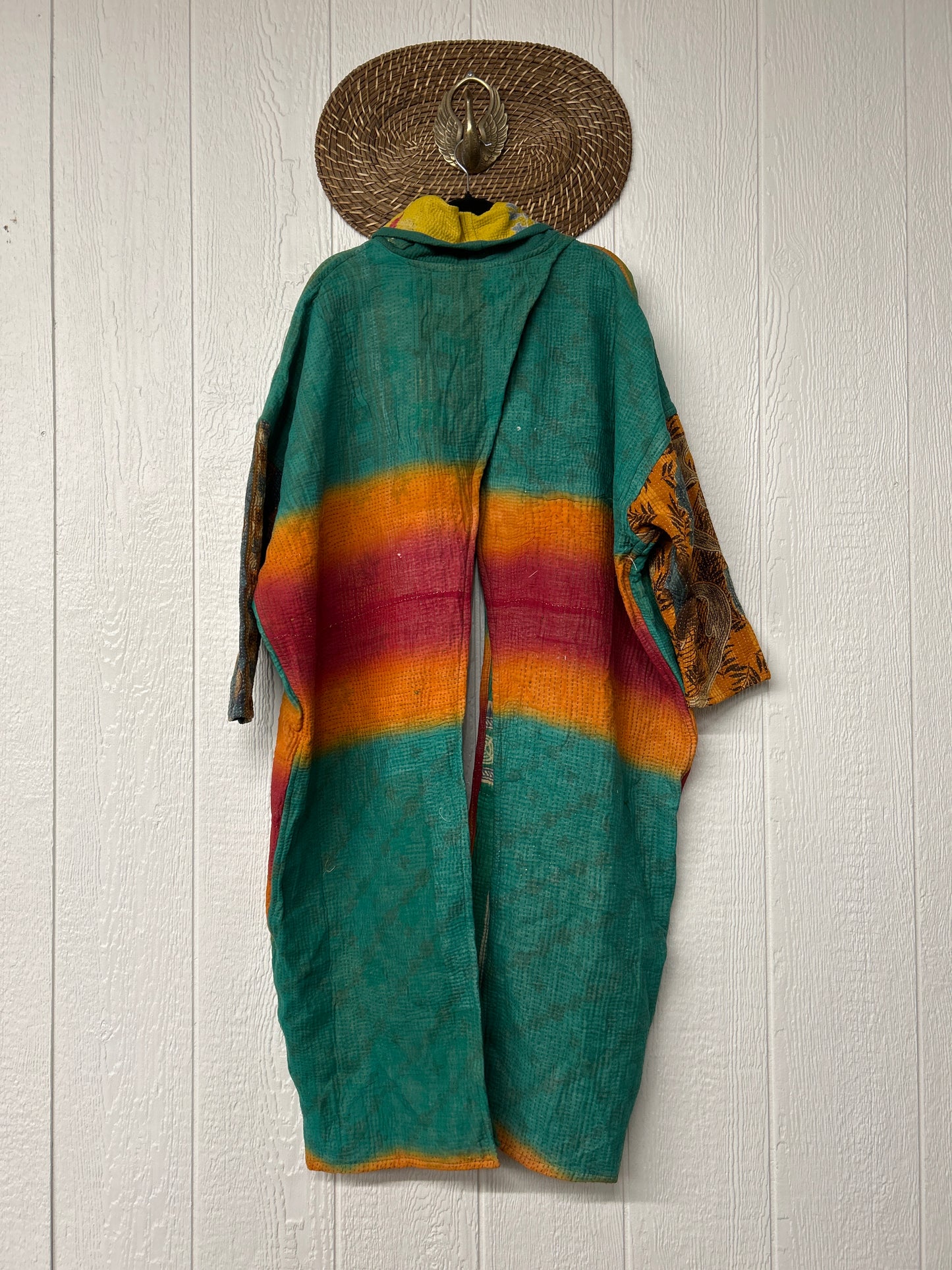 Fine Kantha Cowl Split Pullover 1225 076