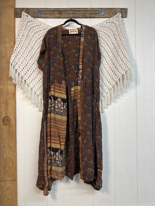 Crepe Sari Summer Evermore Kimono 0726 268