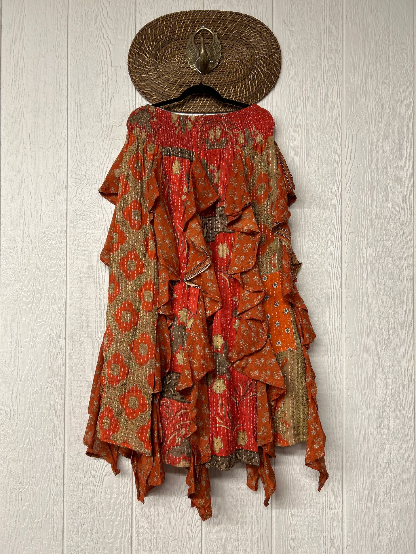 Pareo Kantha Willow Maxi Skirt 0826 178
