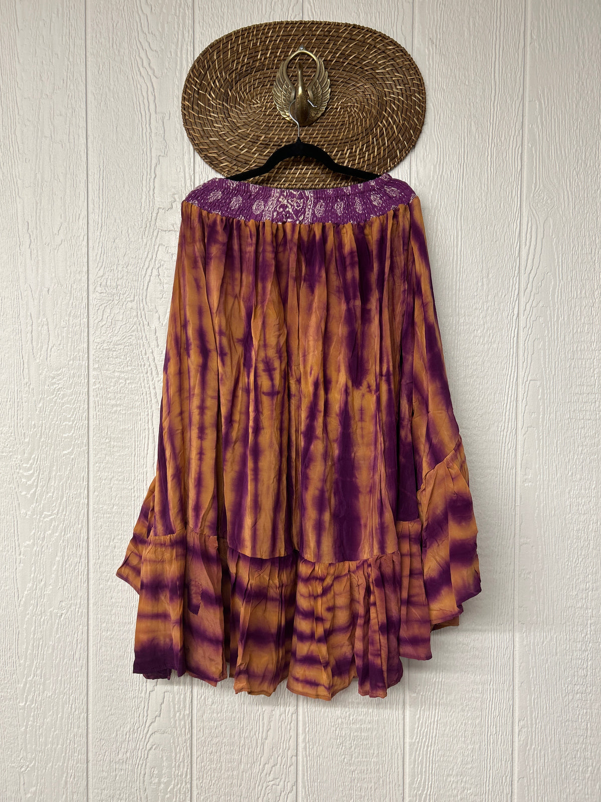 Crepe Sari Dahlia Skirt 1026 060
