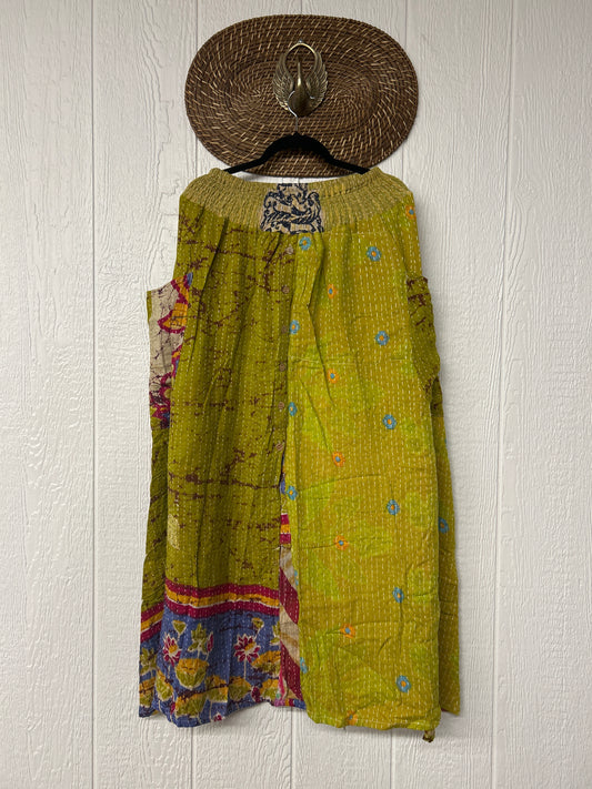 Pareo Kantha Butterfly Cargo Skirt 0426 085