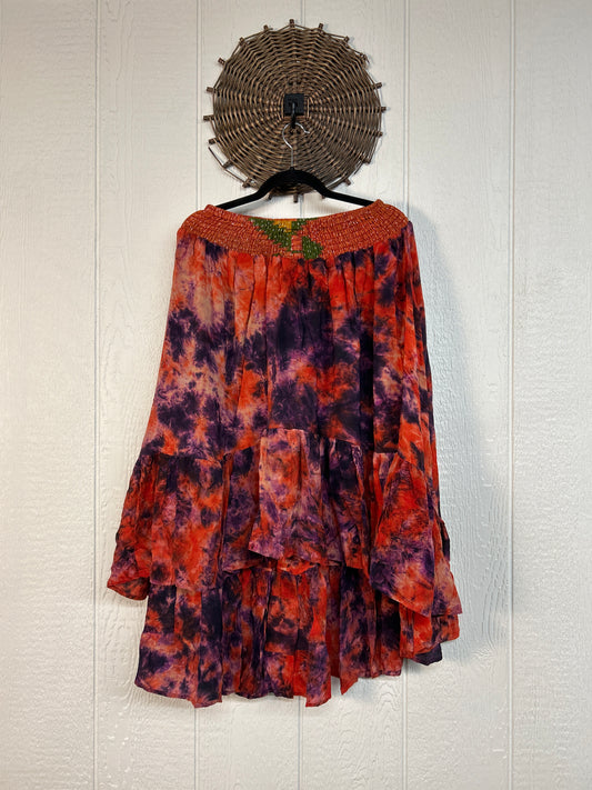 Crepe Sari Dahlia Skirt 1026 152