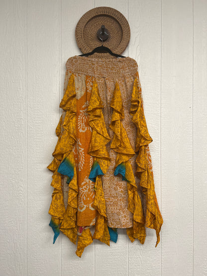Pareo Kantha Willow Maxi Skirt 0826 036