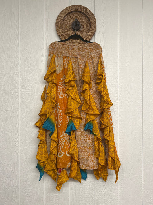 Pareo Kantha Willow Maxi Skirt 0826 036