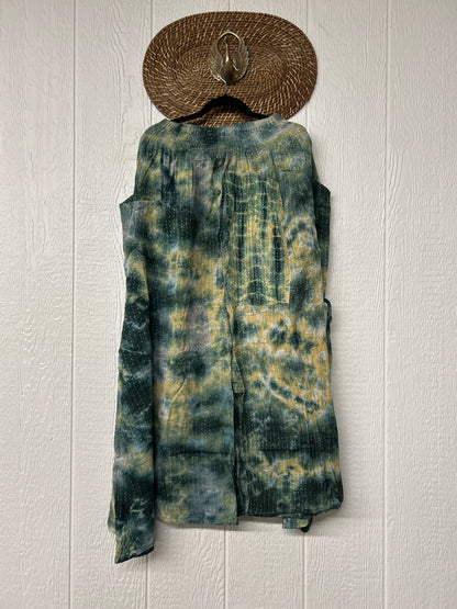 Pareo Kantha Butterfly Cargo Skirt 0526 024