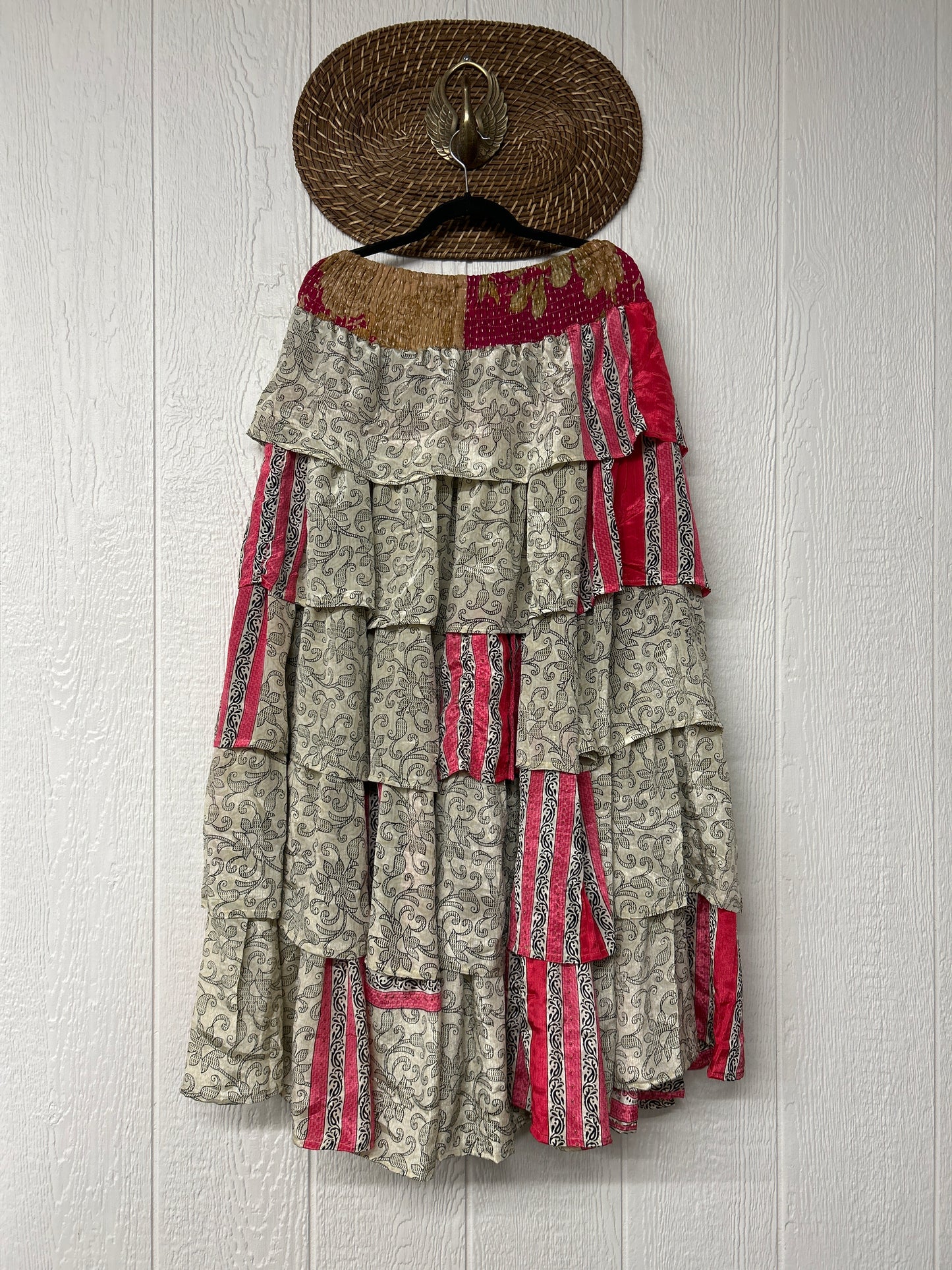 Rasgulla Sari Venus Ruffle Maxi 1125 028