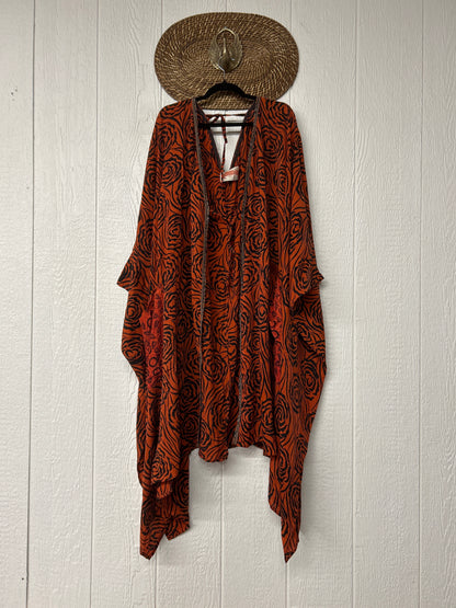 RETAIL Crepe Sari Orchid Kimono 0626 034