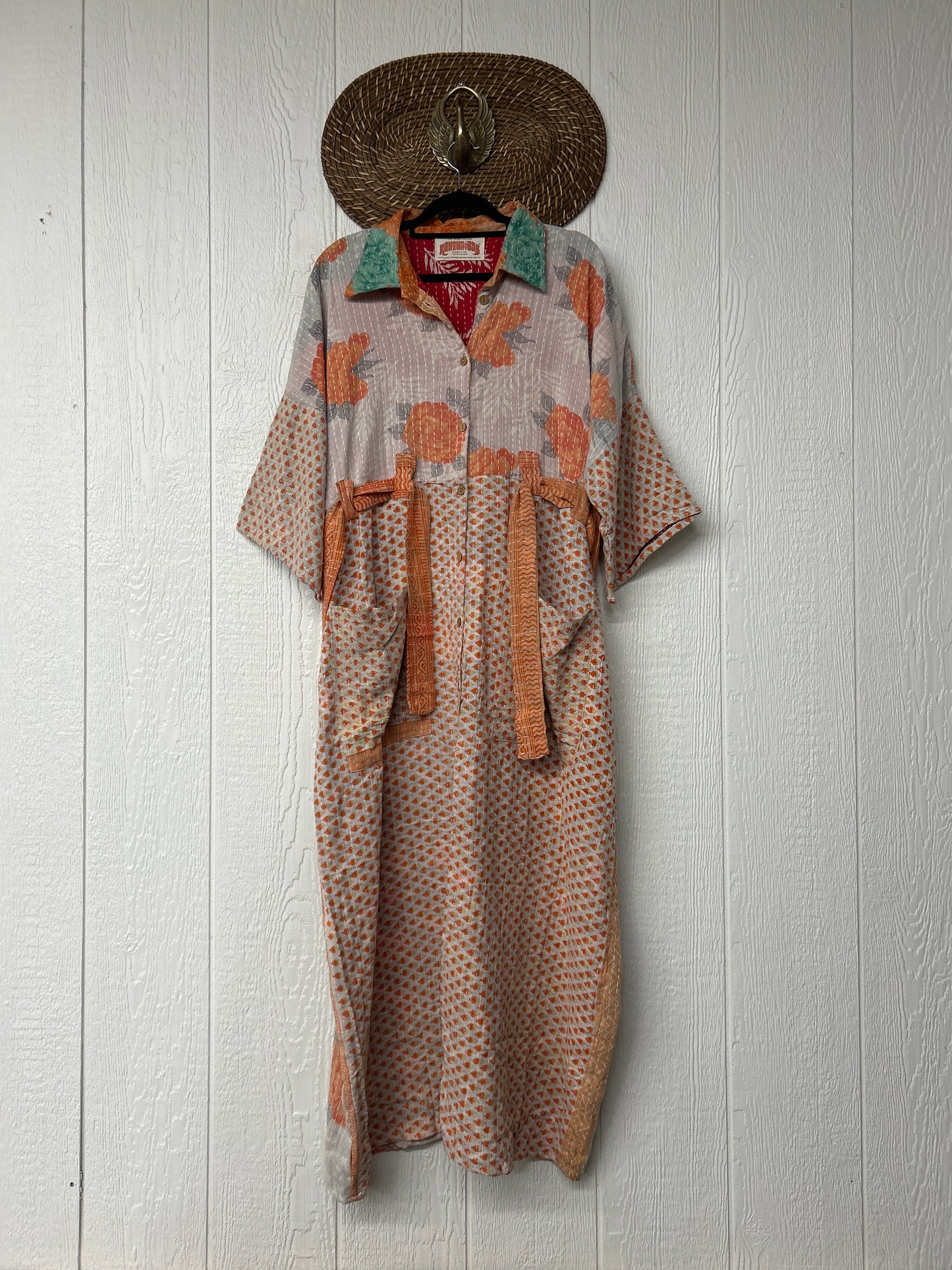 Pareo Kantha Gravity Duster Dress 0226 059