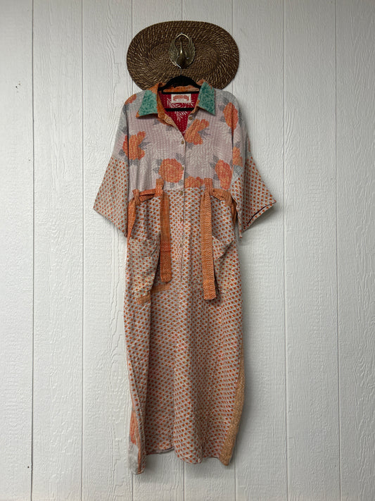 Pareo Kantha Gravity Duster Dress 0226 059