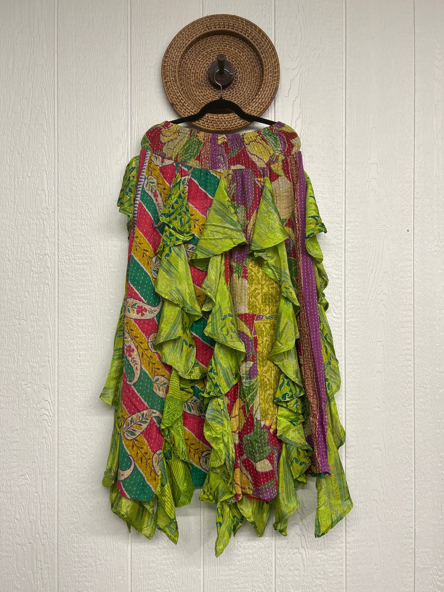 Pareo Kantha Willow Maxi Skirt 0826 204