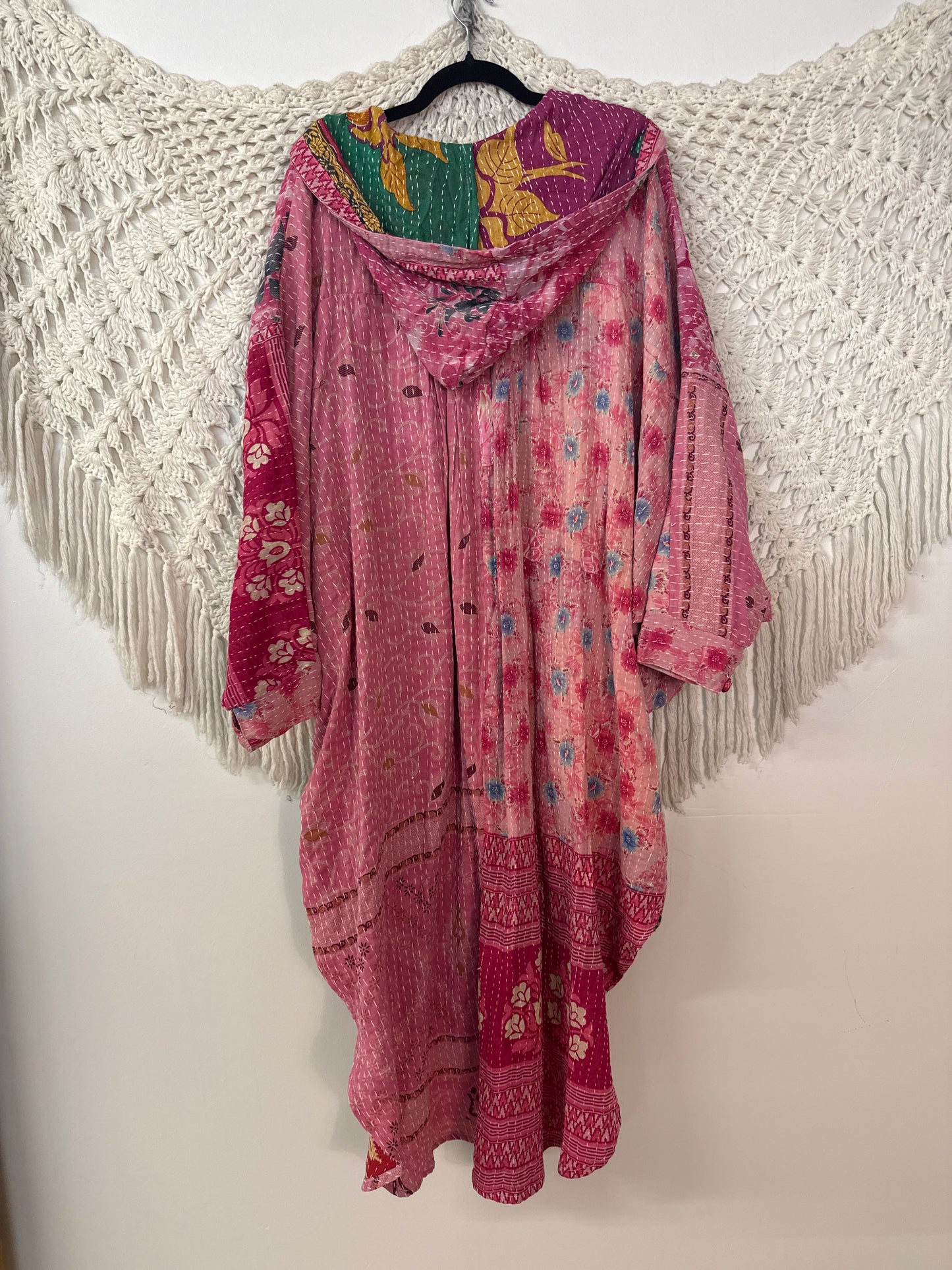 Pareo Kantha Poetic Hoodie Maxi L0626 001