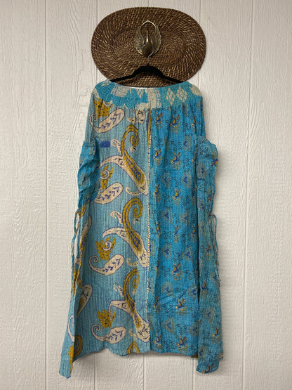 Pareo Kantha Butterfly Cargo Skirt 0426 017