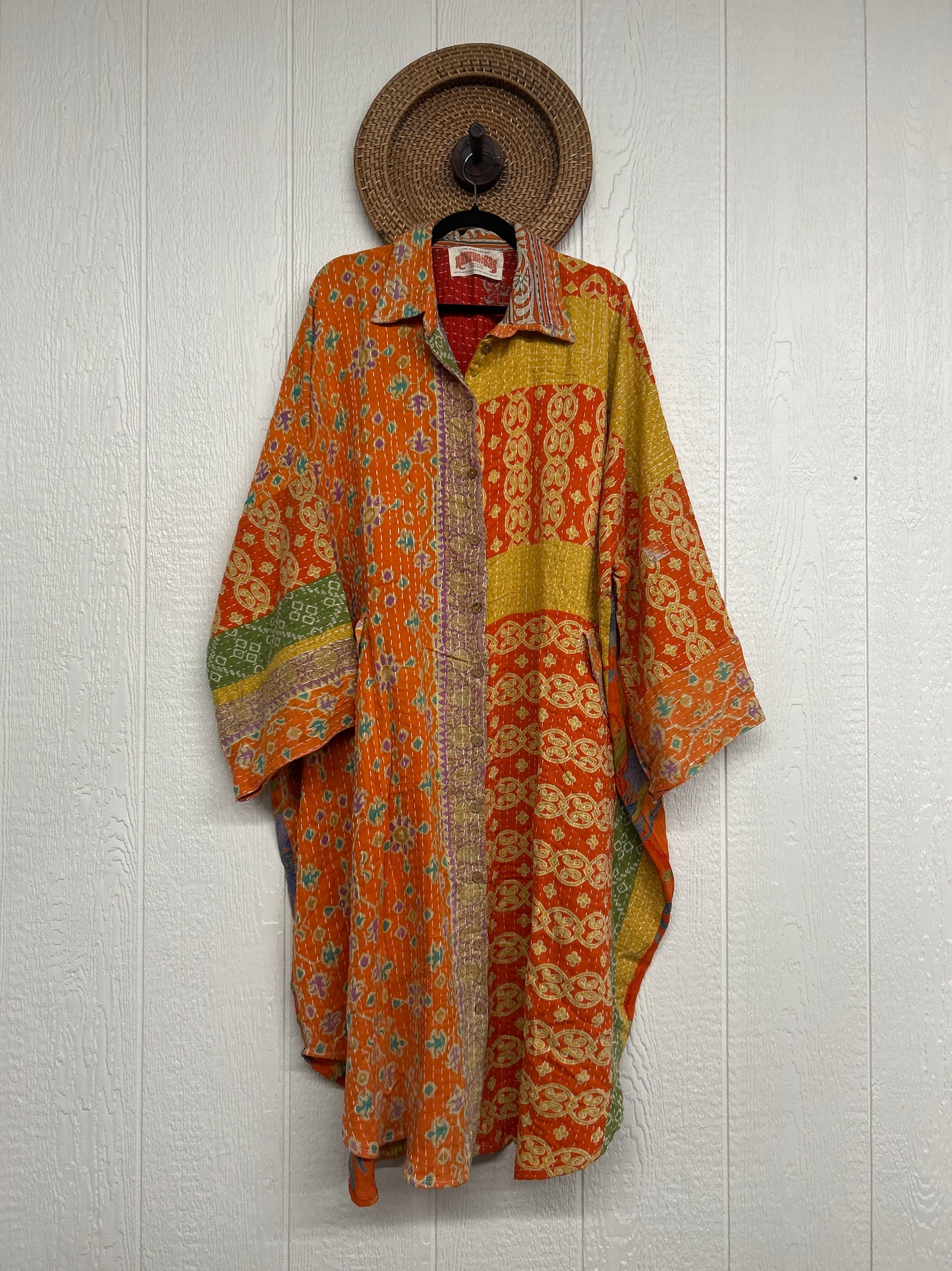 Pareo Kantha Free To Be Longsleeve Maxi 0226 054