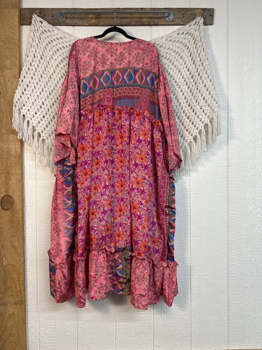 Rasgulla Sari Rhiannon Kimono 0826 098