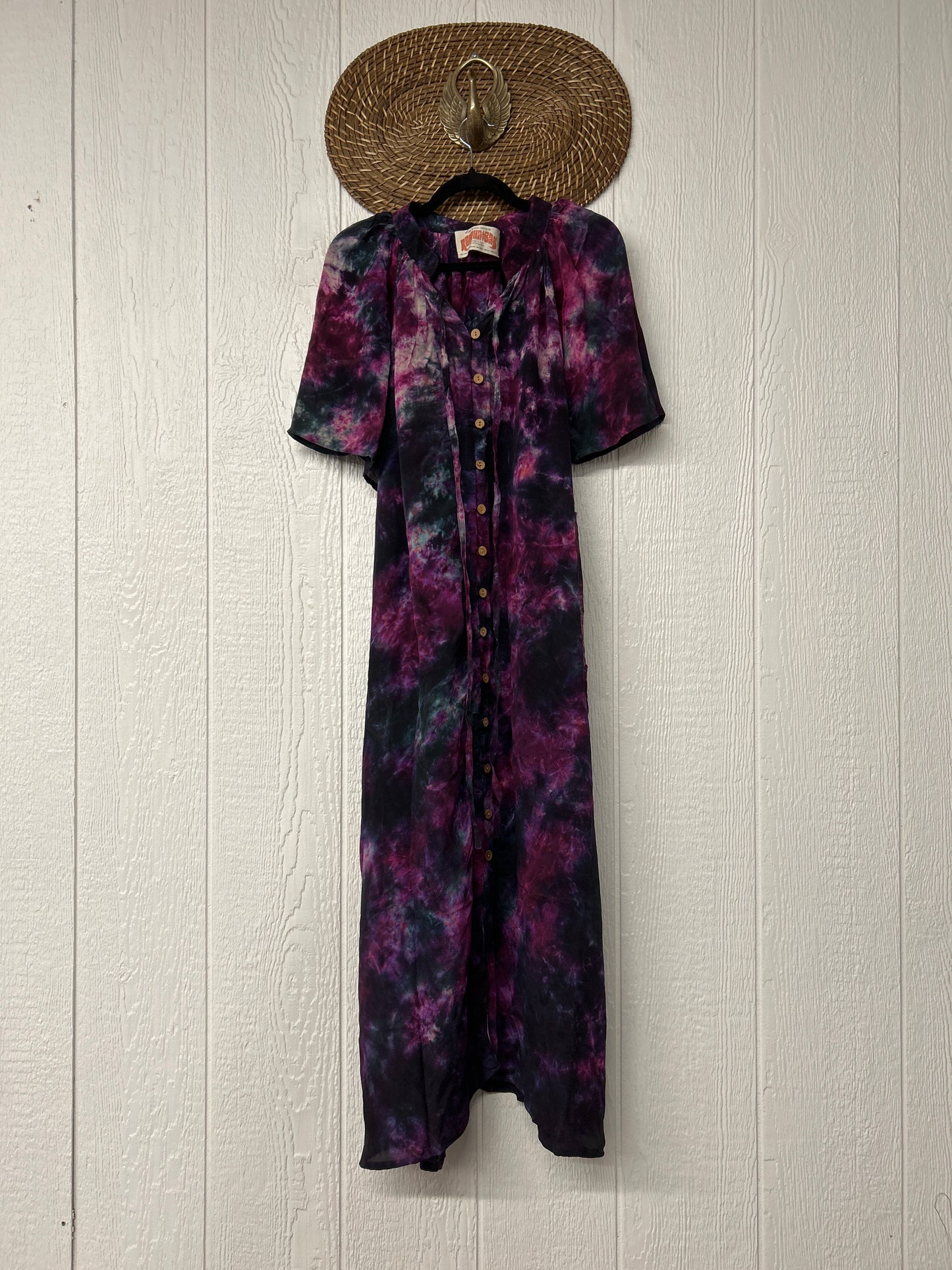 Crepe Sari Summer Woodstock Duster 0626 219