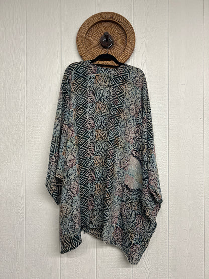 RETAIL Crepe Sari Gaia Split Tunic 0226 059