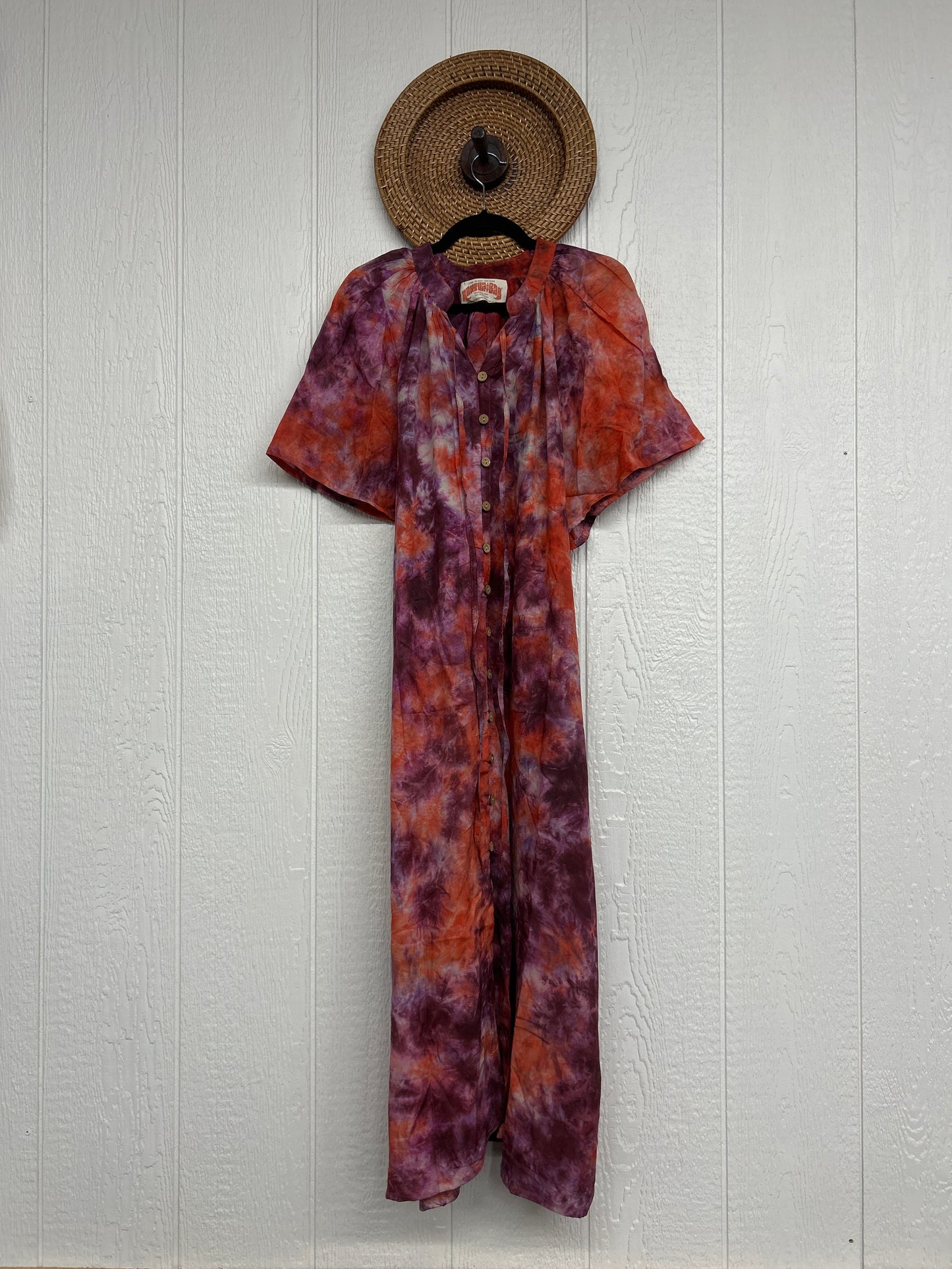 Crepe Sari Summer Woodstock Duster 0626 141