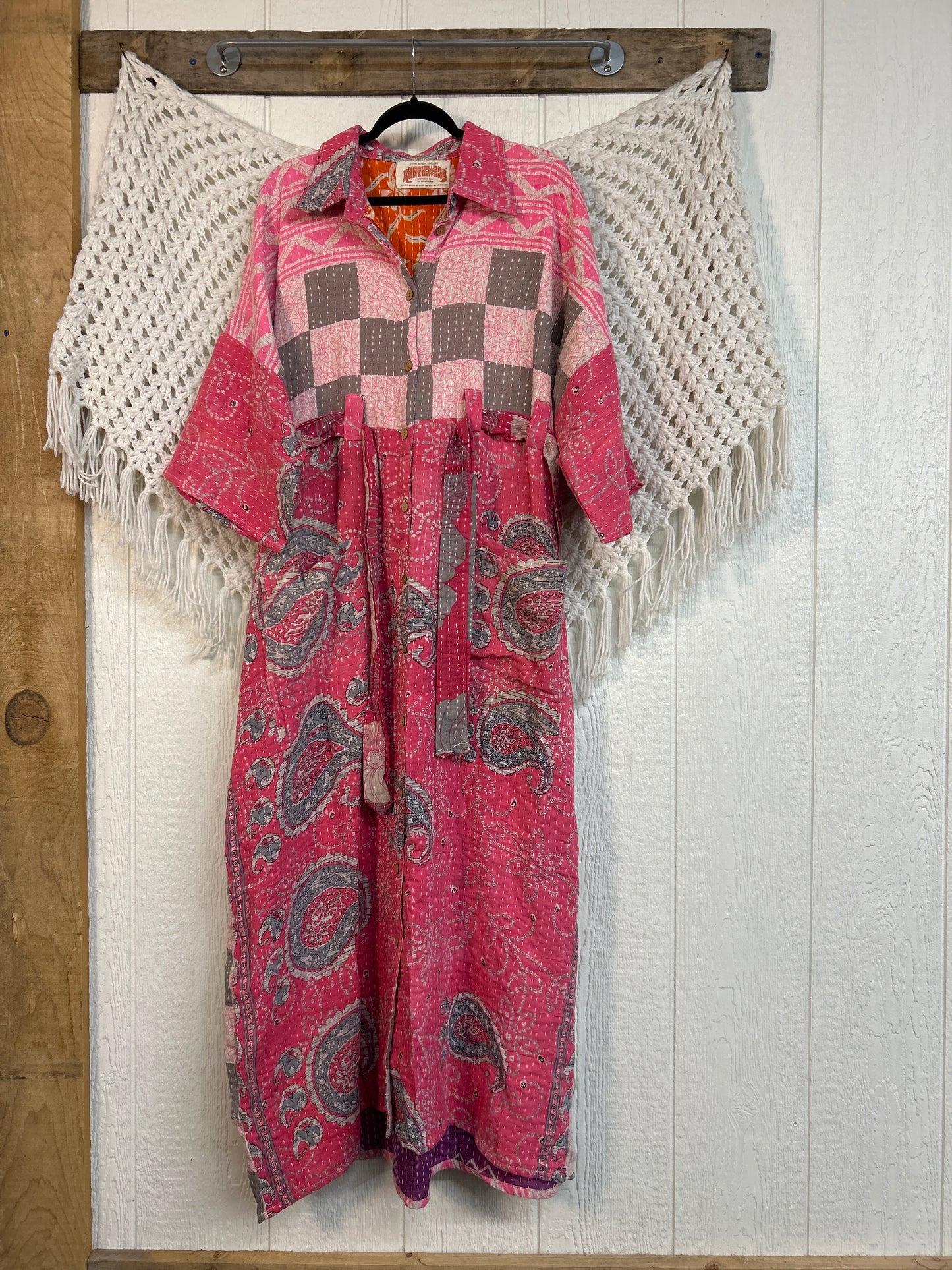 Pareo Kantha Gravity Duster Dress 0226 190