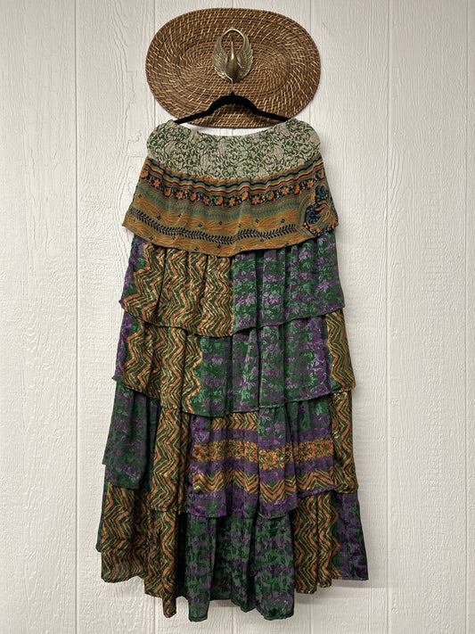 Rasgulla Sari Venus Ruffle Maxi 1125 058