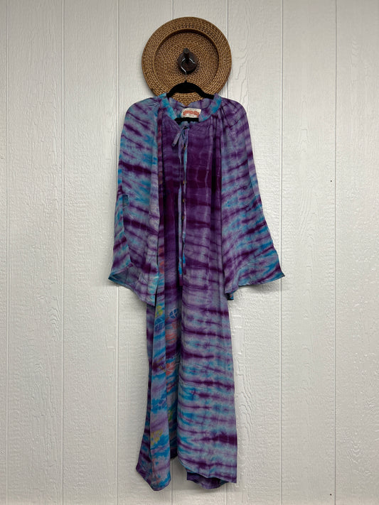 Crepe Sari Woodstock Duster Dress 0226 159