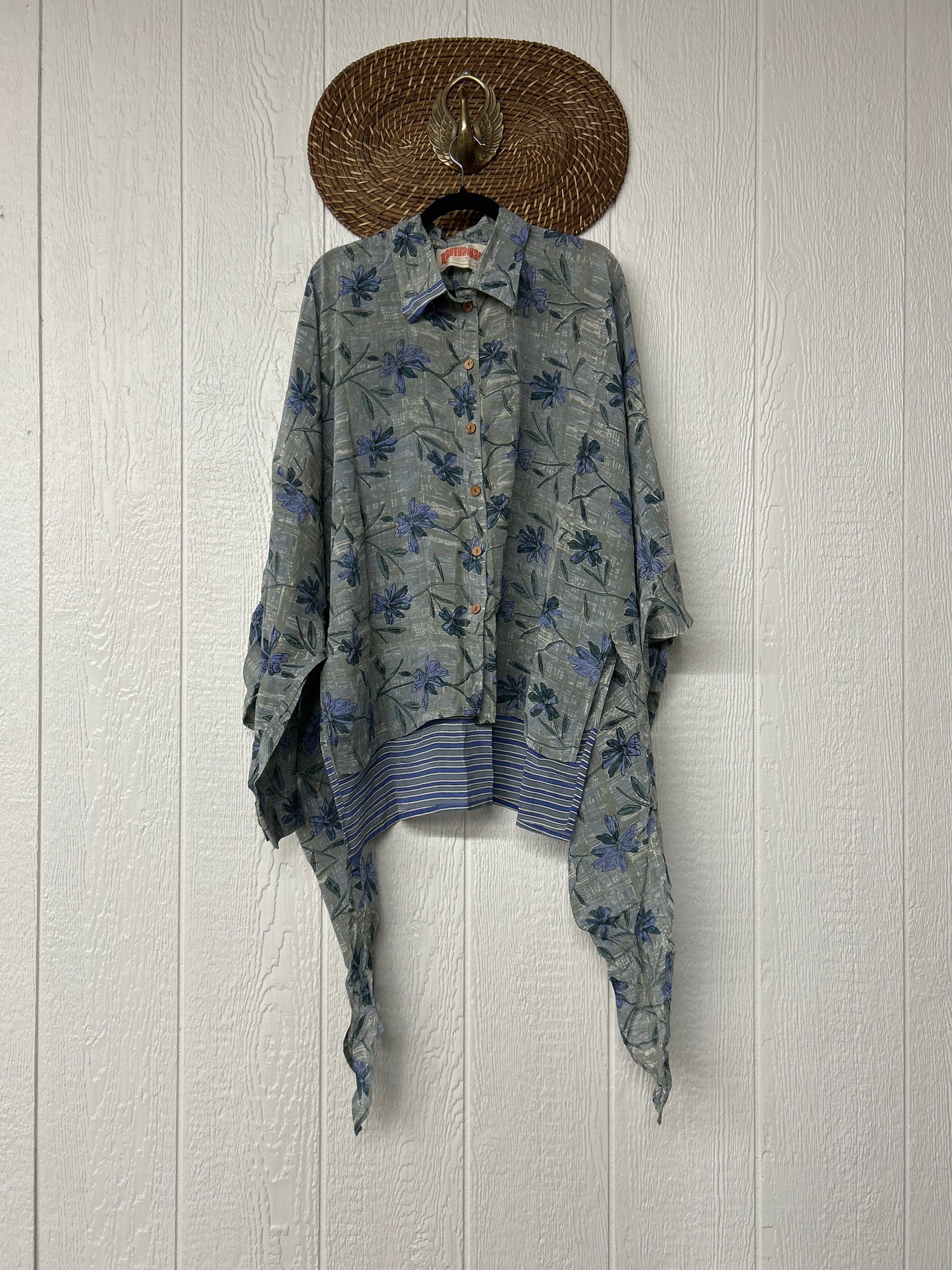 Crepe Sari Nirvana Button Down 1125 104