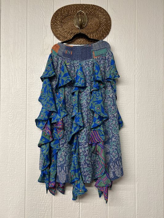 Pareo Kantha Willow Maxi Skirt 0826 143