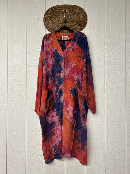 Crepe Sari Gaia Duster Dress 0426 214
