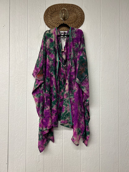 Crepe Sari Orchid Kimono 0626 060