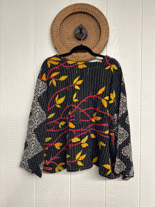 Pareo Kantha Wanderer Pocket Crop Top 0226 090