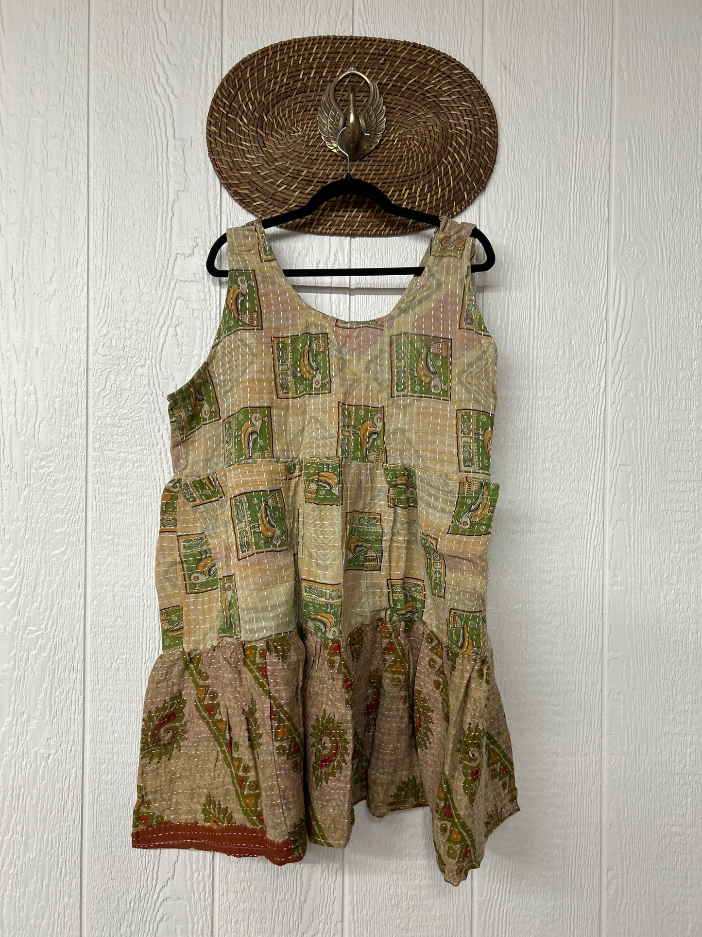 Kantha Meadow Mini Dress 0625 225