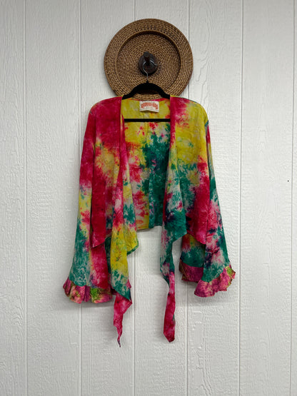Crepe Sari Zeppelin Crop Shrug 0426 176