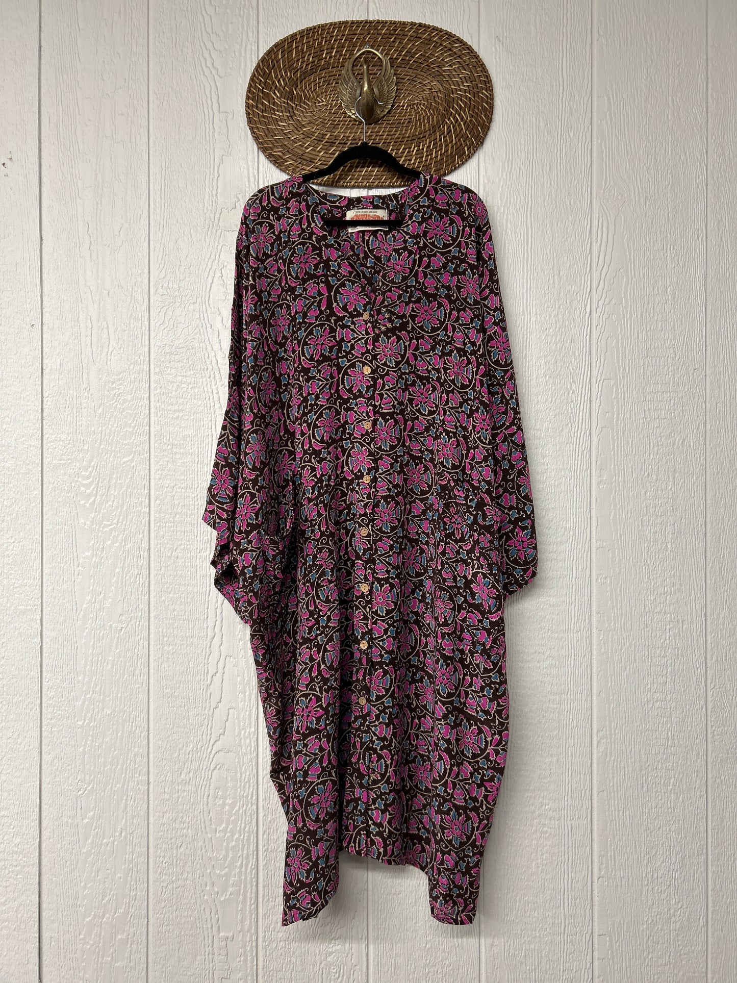 Crepe Sari Gaia Duster Dress 0826 043