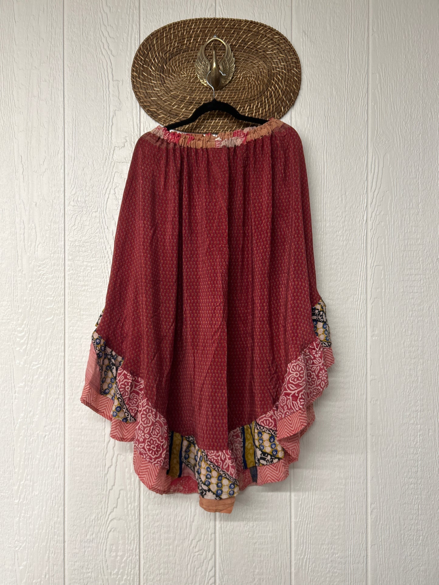 Crepe Wild Rose Skirt 1025 189