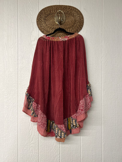 Crepe Wild Rose Skirt 1025 189