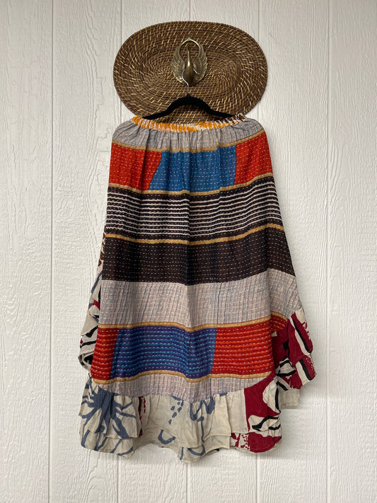 Pareo Kantha Wild Rose Skirt 0426 244