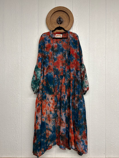 Crepe Sari Evermore Kimono 1026 067