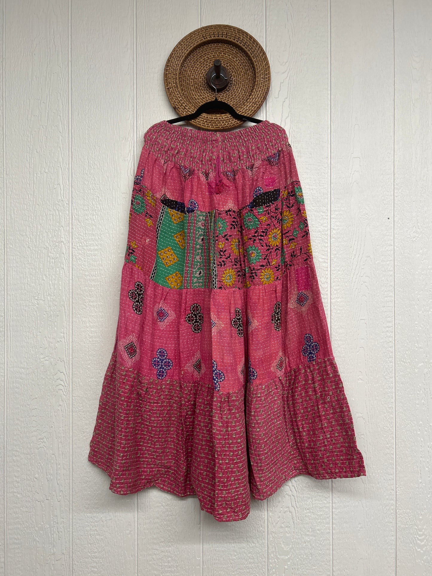 Pareo Kantha Lotus Maxi Skirt 0826 025