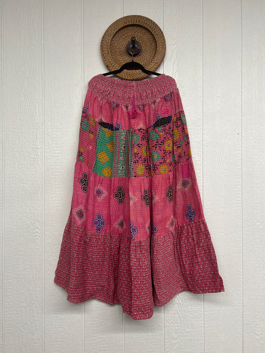 Pareo Kantha Lotus Maxi Skirt 0826 025
