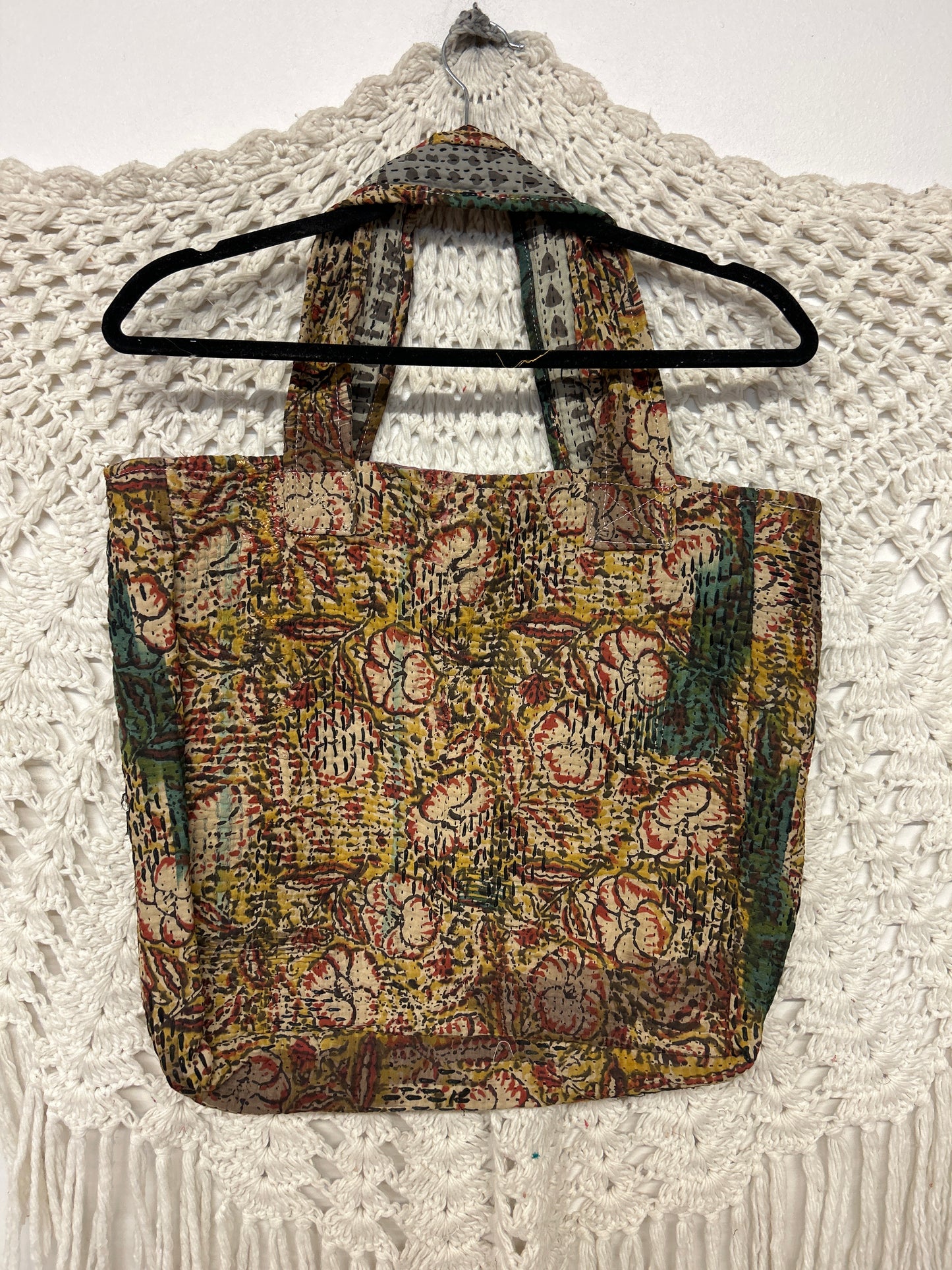 Kantha Pocket Tote - 2