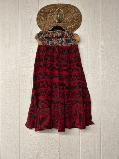 Crepe Sari Inner Peace Wrap Skirt 0626 107