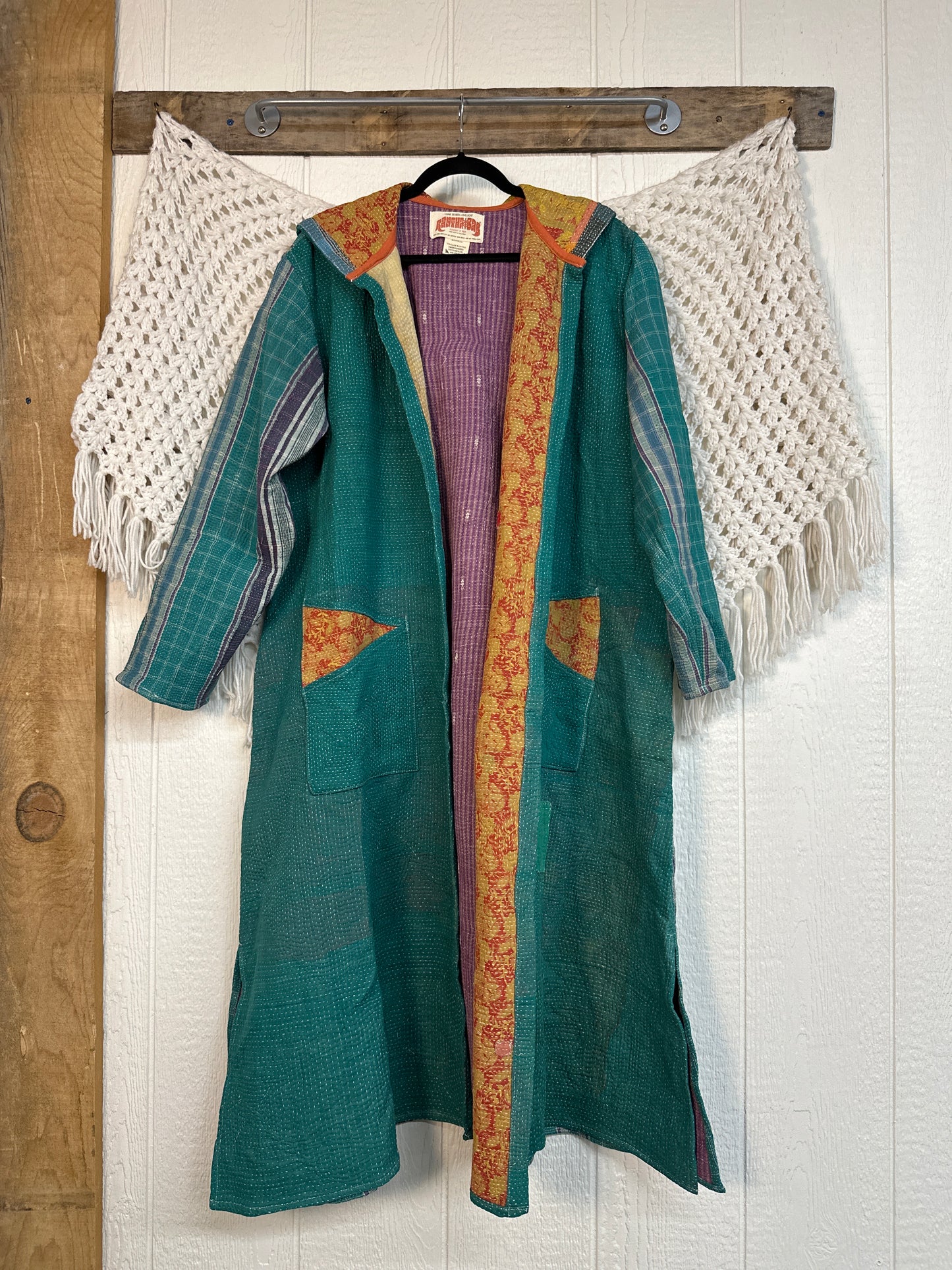 Fine Kantha Rising Sun Coat 1125 263