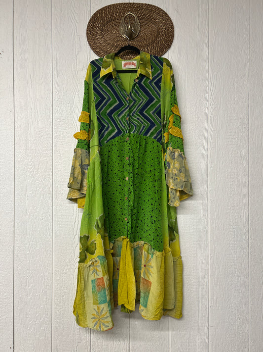 Crepe Sari Rhiannon Duster Dress 0226 088
