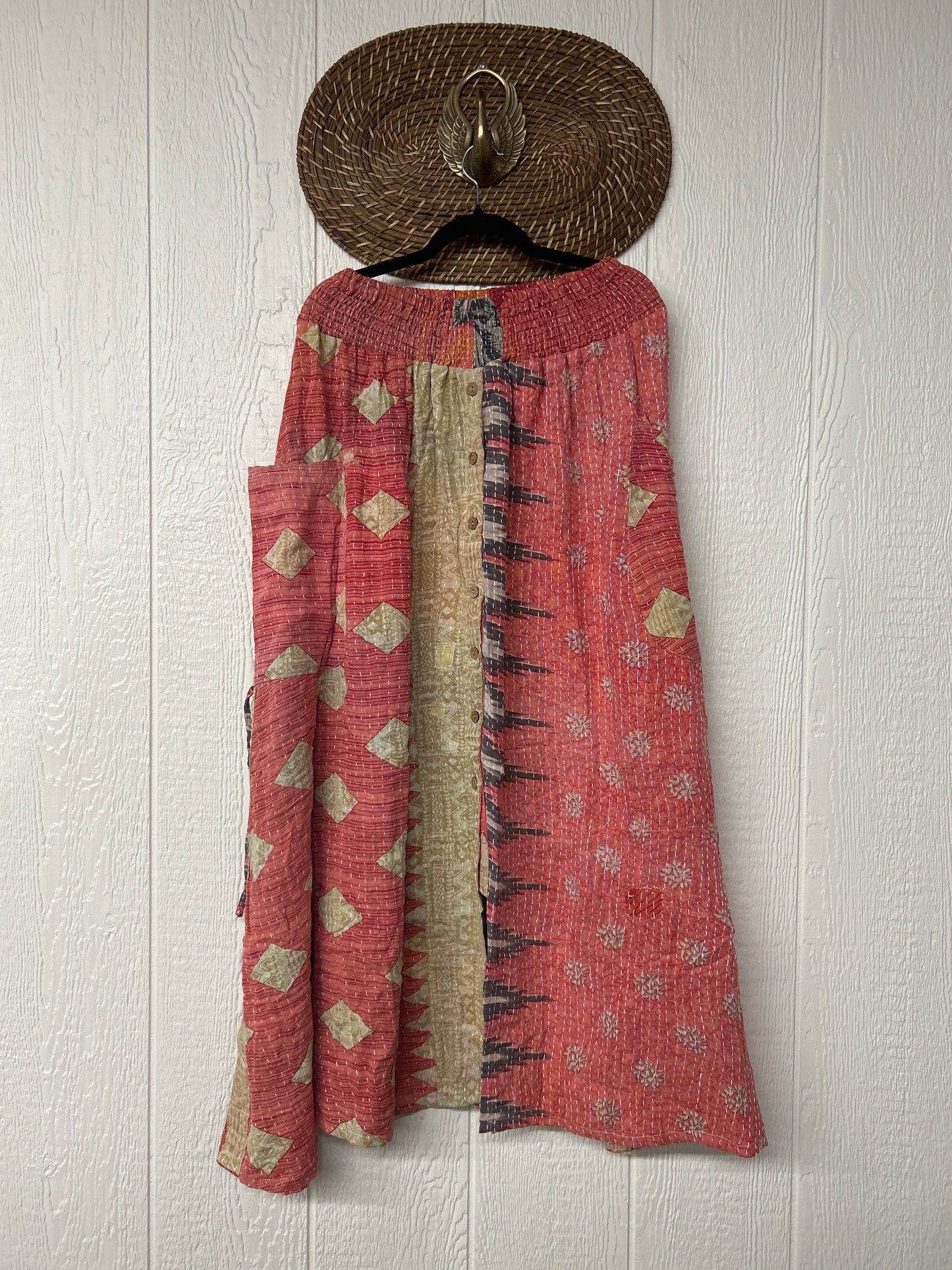 RETAIL Pareo Kantha Butterfly Cargo Skirt 0426 045