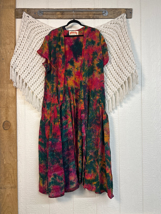 Crepe Sari Summer Evermore Kimono 0726 182