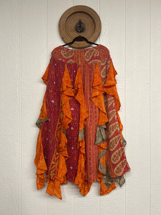 Pareo Kantha Willow Maxi Skirt 0826 016