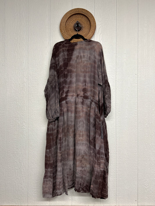Crepe Sari Evermore Kimono 1026 040