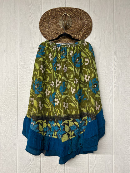 Pareo Kantha Wild Rose Skirt 0426 177