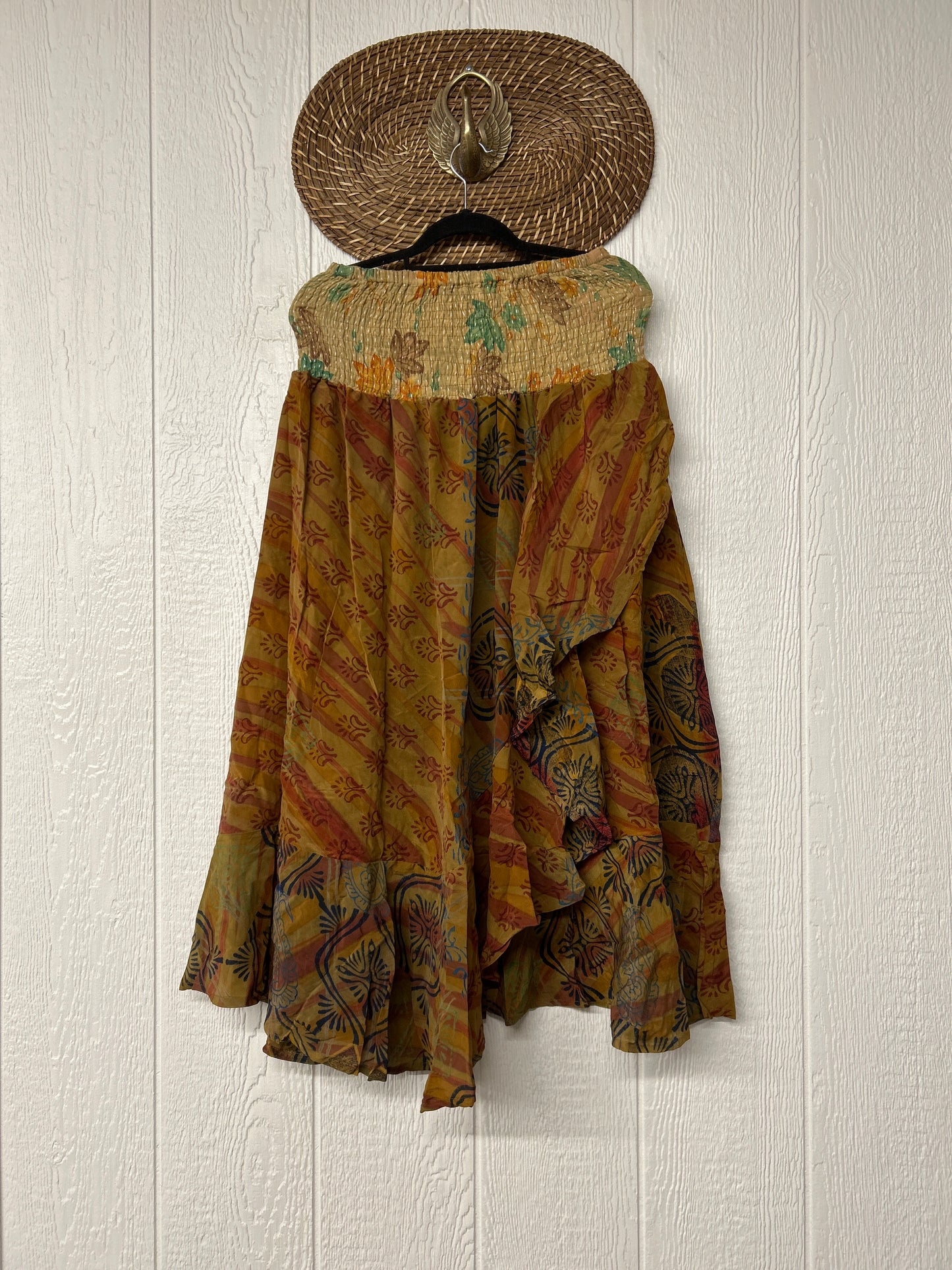 Crepe Sari Inner Peace Wrap Skirt 0626 111