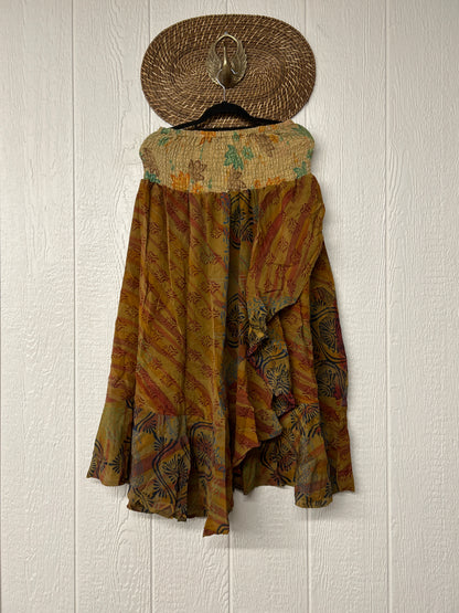 Crepe Sari Inner Peace Wrap Skirt 0626 111
